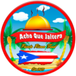 Acho Que Jaltera Puerto Rican Food Logo.