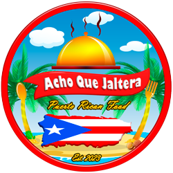 Acho Que Jaltera Puerto Rican Food Logo.